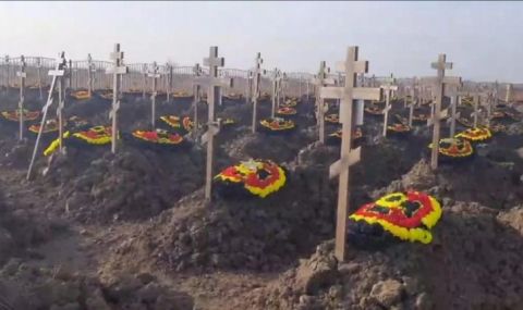 Откриха още едно гробище на "вагнеровци" край Луганск - 1