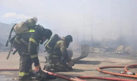 Fire breaks out at Kuban oil refinery after drone attack  - 1