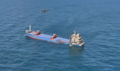 Three drones hit the ship "Chelsea 3" near Byala - 1