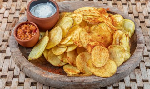 Рецепта за вечеря: Здравословен картофен чипс - 1