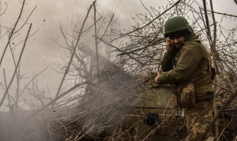 Бахмут е под тежък руски артилерийски обстрел - 1
