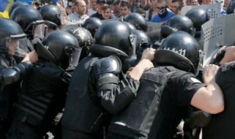 Безредици по време на протест в Кишинев - 1
