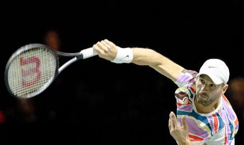 Григор Димитров отпадна на 1/4-финалите на двойки на турнира по тенис в Ротердам - 1
