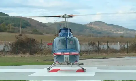 Първата въздушна линейка пристига в България