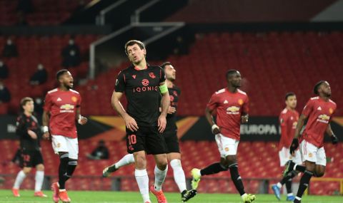 Ман Юнайтед продължава в Европа след пропусната дузпа, отменен гол и нулево реми срещу Реал Сосиедад (ВИДЕО) - 1
