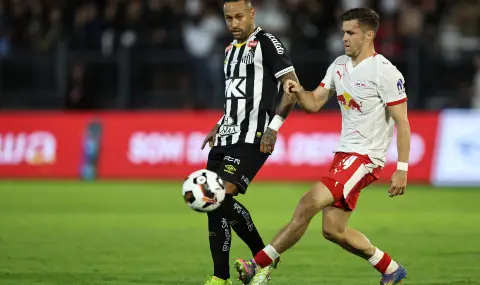 Неймар блести с два гола при убедителен успех на Сантос над Жувентуд - 1