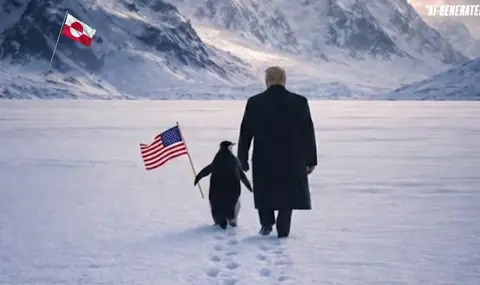 Белият дом отвърна на подигравките за Тръмп и пингвина: Птицата не се интересува от мнението ви