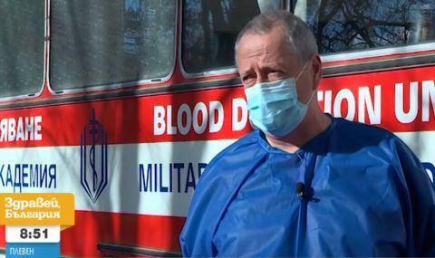Автобус "Чавдар" - единственият мобилен пункт за кръводаряване в България - 1