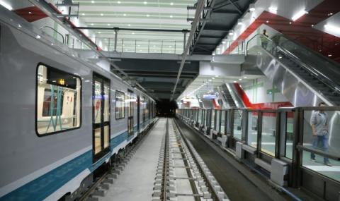 Спряха част от метрото в София - 1