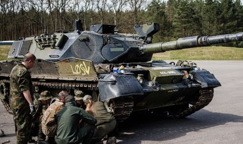 До края на следващата година Украйна ще получи още 14 бойни танка "Леопард" 2 - 1