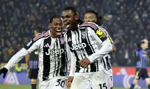 Ювентус се завърна в Топ 4 с два късни гола срещу Пиза - 1