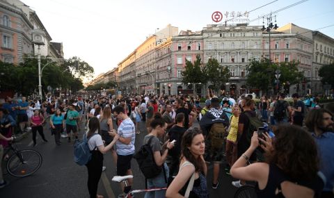 Нестихващи протести в Будапеща - 1