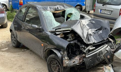 Катастрофа между три коли на пътя Кубрат – Русе, загинало е момиче на 14 години  - 1