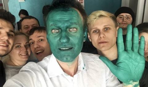 Боя в лицето на опонент на Путин - 1