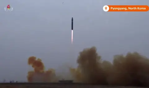 Pyongyang launched a series of ballistic missiles  - 1