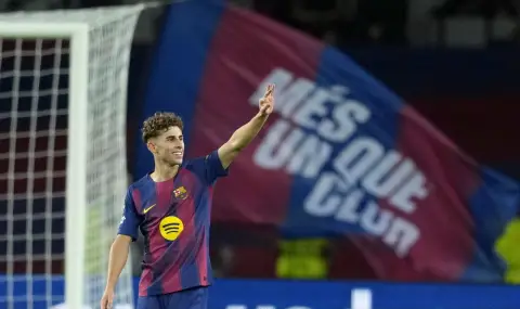 Фермин Лопес с още едно признание за хеттрика си за Барселона в Шампионската лига - 1