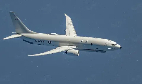 Американски разузнавателен самолет P-8A Poseidon е прелетял близо до Мурманск