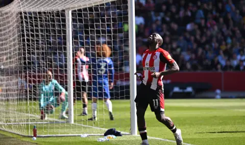 Brentford shock Chelsea in added time  - 1