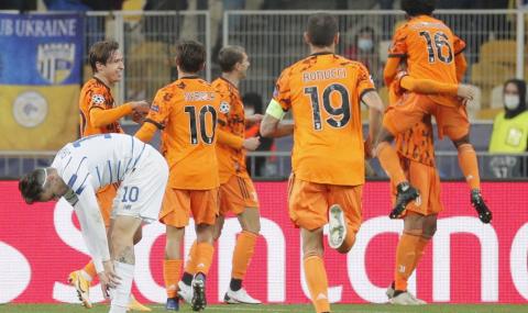 Ювентус започна с победа в групите на Шампионска лига - 1