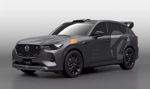 Mazda показа наточено CX-60 с карбонови седалки - 1