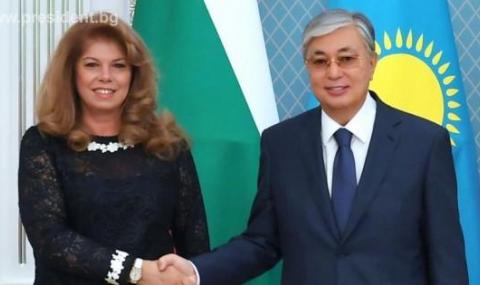 Президентът на Казахстан получи меча на хан Кубрат - 1
