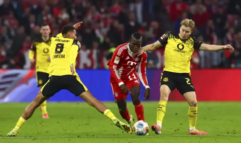 Bayern won the big derby in the Bundesliga  - 1