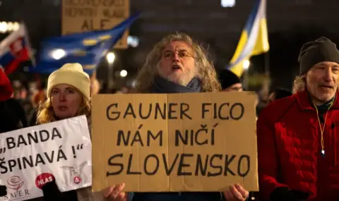 Хиляди протестираха в цяла Словакия срещу промените в съдебната система - 1