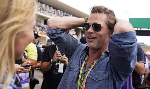 Брад Пит се забавлява на рождения си ден с нова жена - 1