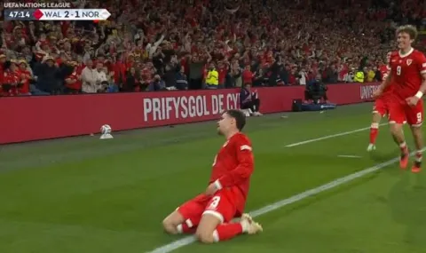 Wales beat Norway in dramatic Nations League match - 1