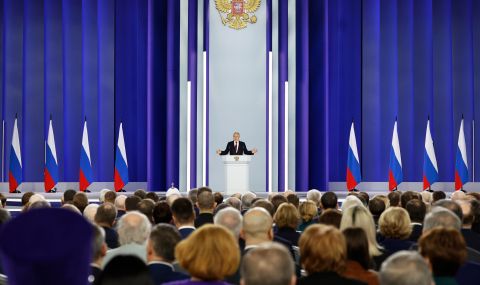 Сайтовете на руски държавни медии бяха недостъпни по време на прякото предаване на речта на Путин  - 1