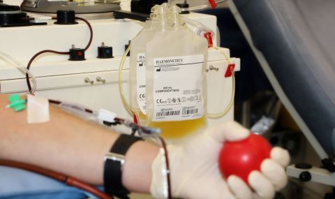 Отчитат отлив на дарители на кръвна плазма - 1