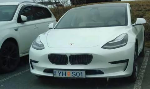 Tesla Model 3 с &quot;бъбреци&quot; от BMW - 1