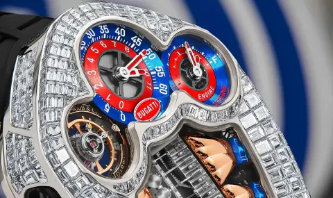 Tourbillon Baguette е абсурдно скъп часовник за собственици на Bugatti - 1
