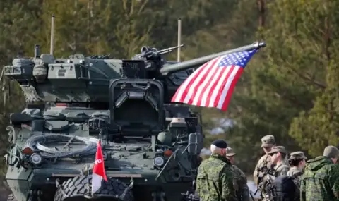 Американски военни и техника преминават транзитно през България