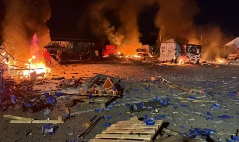 Russian drones hit Kiev, Sumy and Novgorod-Seversky - 1