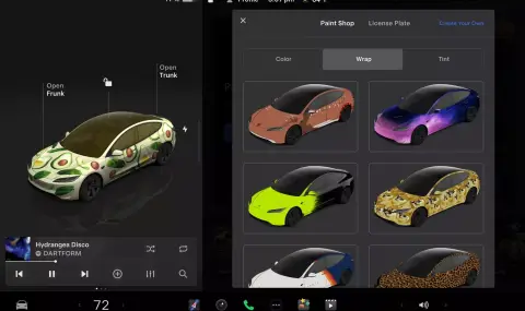 Ъпдейт добавя интелигентен асистент и редица нови функции в автомобилите на Tesla - 1