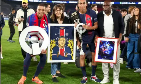 Майката на Килиан Мбапе разкри: Той остана в ПСЖ през 2022-а заради мен - 1