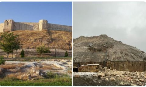 Крепост на 2000 години не устоя на разрушителното земетресение (ВИДЕО) - 1