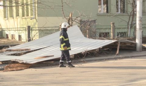Неучебен ден във Враца заради ураганния вятър - 1