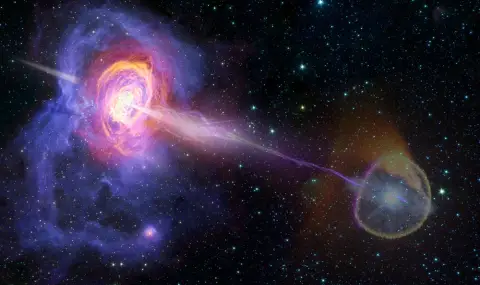 За първи път заснеха две черни дупки, които се въртят една около друга - 1