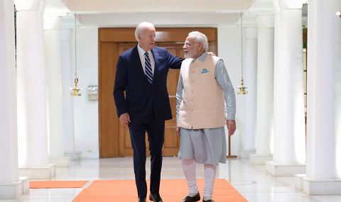 Байдън и Моди подчертаха "силните и трайни партньорски връзки" между САЩ и Индия - 1
