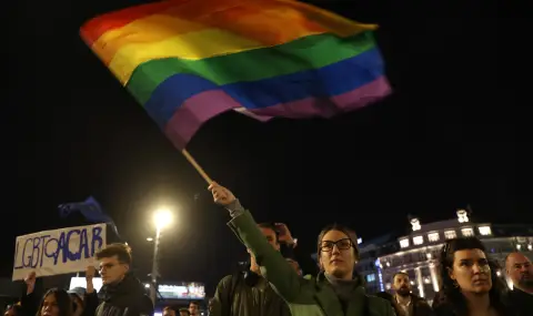 В Белград се проведе протест срещу насилието над ЛГБТ+ общността - 1