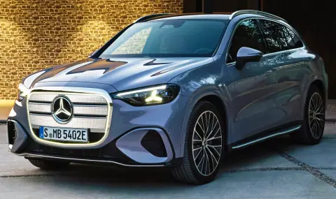 Модата на големите решетки застигна и Mercedes: Запознайте се с електрическото GLC - 1