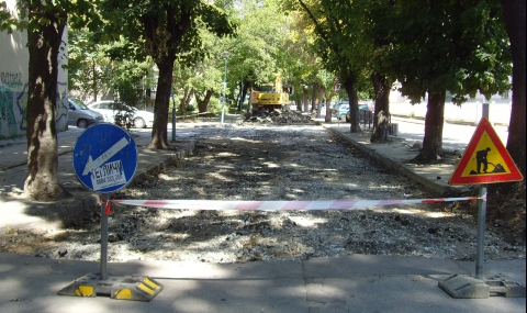 Ремонтират улица в Пловдив за първия учебен ден - 1