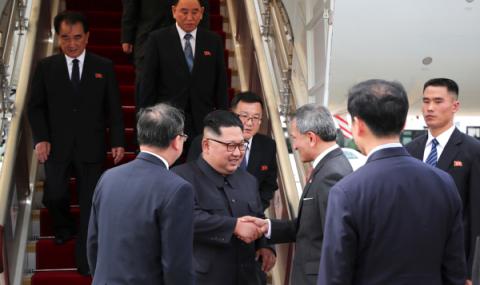 Ким Чен-ун пристигна в Сингапур - 1