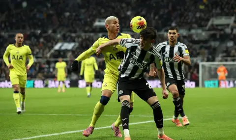 Ромеро донесе точка на Тотнъм с феноменална задна ножица в добавеното време - 1