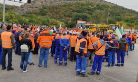 Нов протест на фирмите, ремонтиращи магистрала Тракия - 1