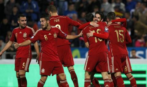 Испания потрепери, но победи Македония - 1