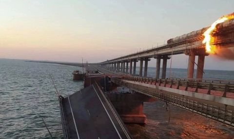 Камионът, взривил се на Кримския мост, е тръгнал от България? Какво се знае: - 1