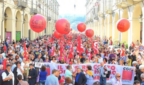 Обща стачка парализира Италия - 1